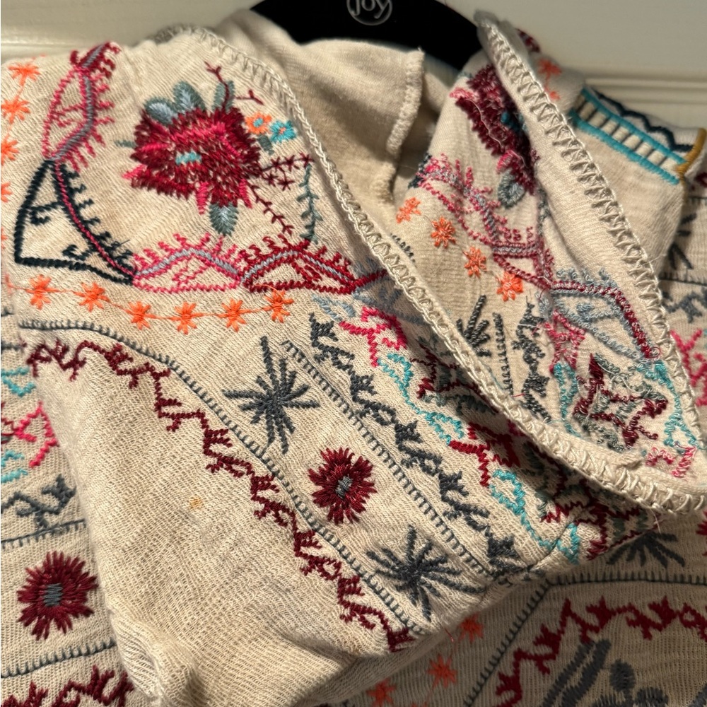 Johnny Was Multicolor Patterned Sweater - image 3